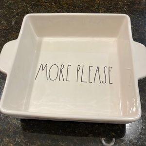 Rae Dunn More Please baking dish